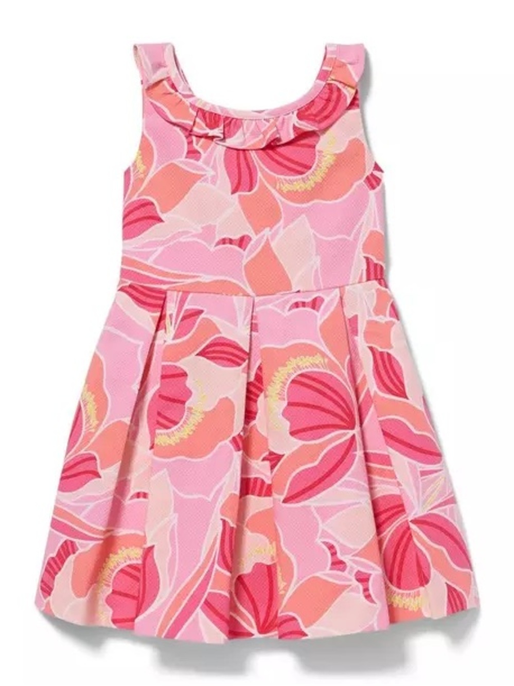 Janie and Jack Prism Pink Peony Dress